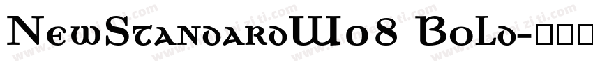 NewStandardW08 Bold字体转换